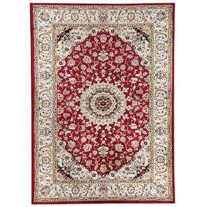 Red: Iranshar 18007 Bordeaux Rug