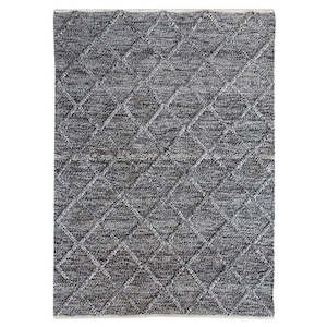 Eco Friendly: Bomerano Indoor/Outdoor Dark Grey Rug