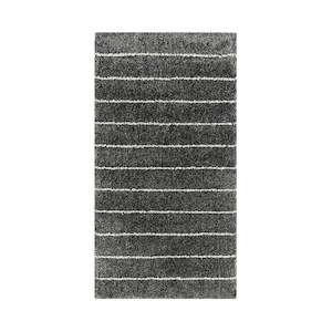 Small: Avery Stripe Charcoal Mat
