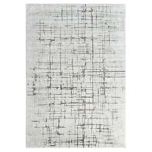 Polypropylene: Sandstone Minimalist Rug