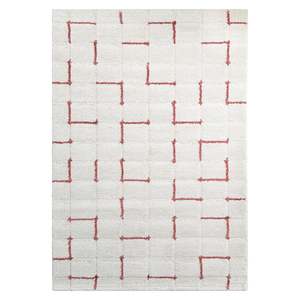 Modern Contemporary: Lowry Grid White/Copper Rug