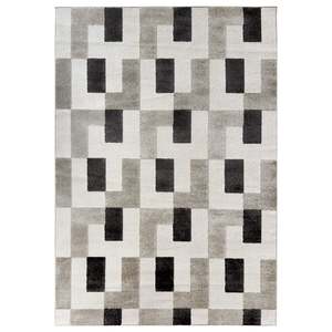 Modern Contemporary: Georgie Metro Grey/Black Rug