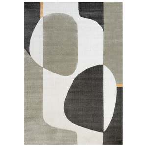 Modern Contemporary: Georgie Graphic Monochrome Rug