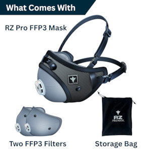 RZ Mask CE Certified RZ PRO FFP3 Respirator / 99% Filtration & Active Carbon / R&hellip;