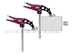 Piher: Piher TGA QUICK SELF-ADJUSTABLE TOGGLE CLAMPS