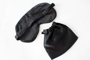 Silk Eye Mask Black - ON SALE