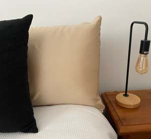 Silk Pillow Cases: Silk Pillow Case - Champagne