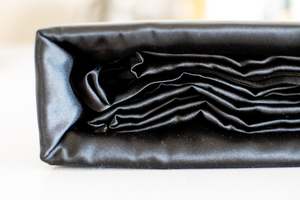 Silk Sheets: Silk Sheets - Black