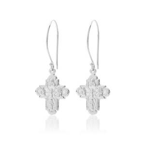 Figaro: Super Cross  / Earrings / Silver