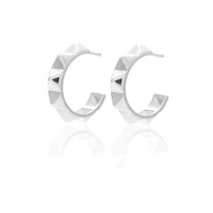 Athena: Olympia / Hoop Earrings / Silver