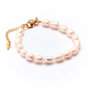 Blanc Bracelet Pearl + Gold