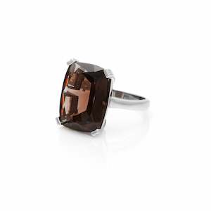 Best Sellers: Goddess Ring Smokey Quartz + Silver