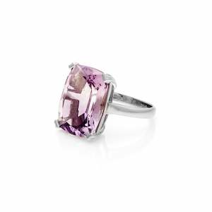Goddess Ring Brazilian Amethyst + Silver