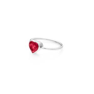 Aphrodite / Ring / Ruby Quartz + Silver