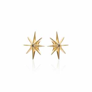 When Stars Align: Mini North Star / Gold / Earrings