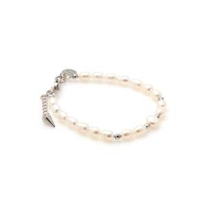 Silver Bracelets: Celine Bracelet Pearl + Silver