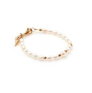 Pearls: Celine / Bracelet / Pearl + Gold