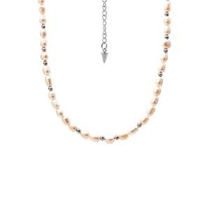 Celine Choker / Necklace / Pearl + Silver