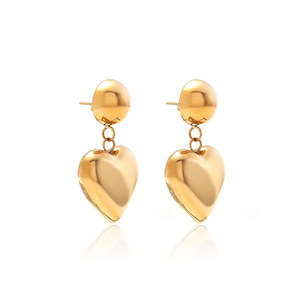 Statement Earrings: Cupid / Drop Earrings / Gold
