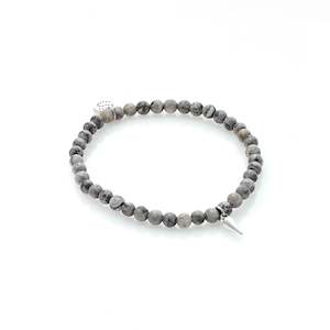 In The Detail Bracelet Landscape Jasper + Silver