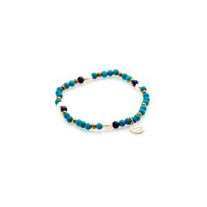 Best Sellers: Sorrento Bracelet Turquoise + Gold