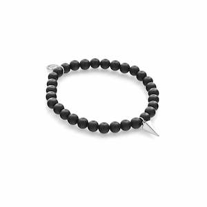 Men's Edit All For One Bracelet Black Onyx + Silver