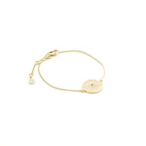 When Stars Align: Guiding Star Bracelet White Enamel + Gold