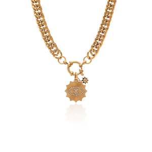 When Stars Align: Nova Necklace CZ + Gold