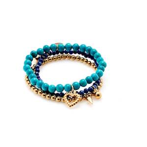 Riviera Bracelet Stack Blue