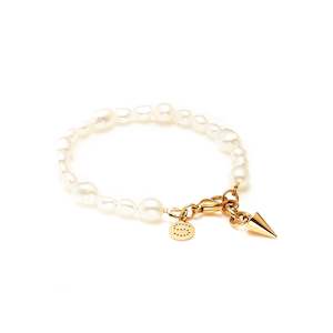 Allure Bracelet Pearl + Gold