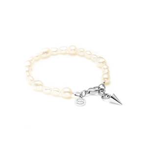 Bridal: Allure Bracelet Pearl + Silver