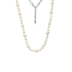 Allure Necklace Pearl + Silver