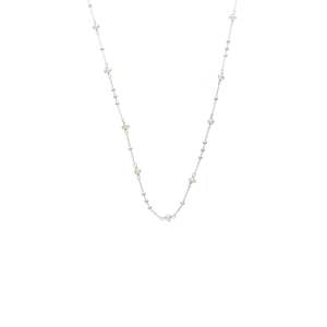 Best Sellers: Dotty Necklace Pearl + Silver