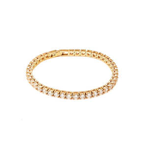 Spring Edit: Tennis Bracelet CZ + Gold