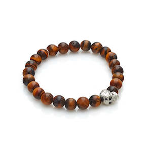 Men's Edit / Skulduggery / Bracelet / Tigers Eye + Silver