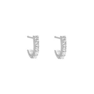 Ciel Earrings CZ + Silver