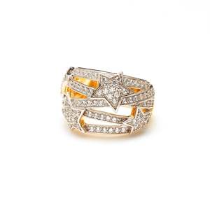 Étoile Ring CZ + Gold