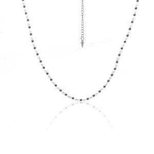 Men's Edit Amalfi Necklace Pearl + Silver
