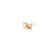 Nostalgia Stud Earrings Rose Quartz + Gold