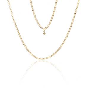 Gold Necklaces: Belcher Necklace Gold