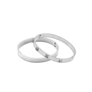 Luccia and Prism Bangle Set Silver