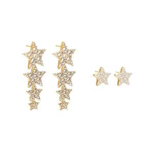 Etoile Earring Set Gold