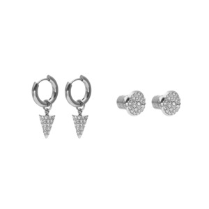 Jewellery Sets: Voltage Earring Set Silver