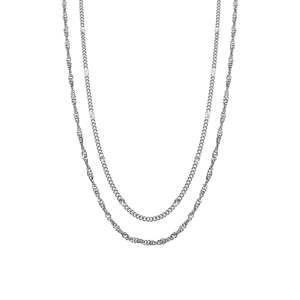 Duo Necklace Silver