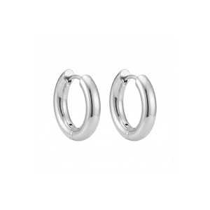 Small Classic Hoop Earrings Silver