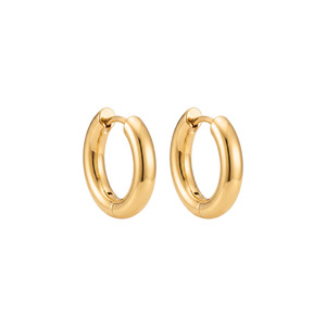 Small Classic Hoop Earrings Gold