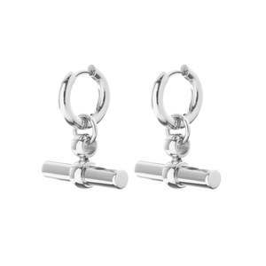 Atlas Hoop Earrings Silver