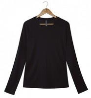 Products: Silkbody Silkspun Women's Rib Knit Long Sleeve Crew Silkbody