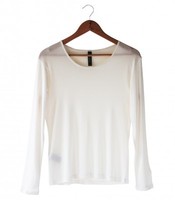 Products: Silkbody Puresilk Women's Rib Knit Long Sleeve Silkbody