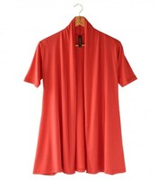 Cardigans Silk and Merino Cardigans for Women Silkbody: Silkbody Silkspun Women's Short Sleeve Long Cardigan Silkbody